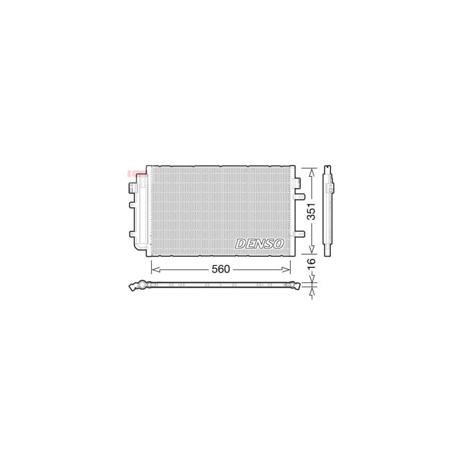Condensator, climatizare DENSO