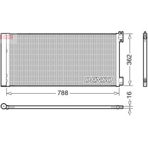 Condensator, climatizare DENSO