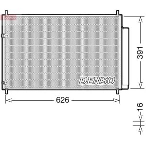 Condensator, climatizare DENSO