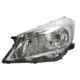 Far Stanga DEPO Lampa Frontala H4 Electric Fara Motoras Negru Transparent Toyota Yaris Hatchback