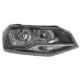 Lampa frontala Dreapta H7/H7/WY21W electric cu motor VW POLO VI DEPO Faruri Caroserie Iluminare