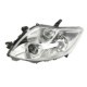 Far DEPO Lampa Frontala Stanga H11/HB3 Electric Fara Motoras Culoare Insert Cromat Toyota Auris