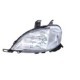 Far DEPO Lampa Frontala Stanga H1/H3/H7/PY21W/W5W Electric Motor Bec Cromat Semnalizator Alb Mercedes M W163 01.98-12.01