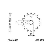 Chain Pinion 