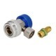 Unelte Intretinere A/C PROFITOOL Conexiune LP Service Rapid Albastru R134a Dimensiune Inch 43469