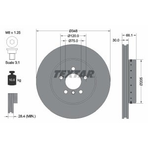 Disc frana TEXTAR