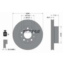 Disc frana TEXTAR