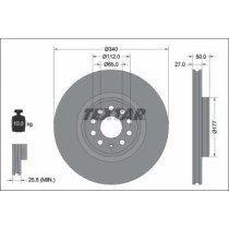 Disc frana TEXTAR