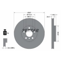 Disc frana TEXTAR