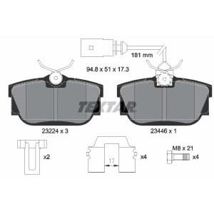 Set placute frana,frana disc TEXTAR