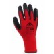 Mănuși protecție PROFITOOL ACTIVE GRIP latex/poliester mărime 9/L 12 perechi negru/roșu durabilitate 2016; 3131X; EN 388