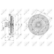 Cupla, ventilator radiator NRF