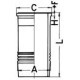 Camasa cilindru KOLBENSCHMIDT, diametru interior 120mm, lungime 250,05mm, diametru flanșă 149mm, pentru VOLVO 7700-9500 B9 FM FM9 D9A260-D9B380 01.99-