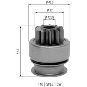 Pinion electromotor MAGNETI MARELLI