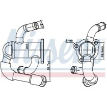 Radiator, recirculare gaze de esapament NISSENS