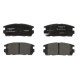 Set placute frana Spate DELPHI CHEVROLET CAPTIVA EQUINOX HYUNDAI TERRACAN OPEL ANTARA A PONTIAC TORRENT 2.0D-3.4 11.01-