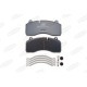 Set placute frana Fata/Spate HALDEX DB19 WVA 29181 29207 RVI MIDLUM VOLVO FL II D7E240-DXi7 05.06- BERAL