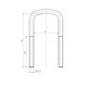 Brida arc S-TR Frunze catus de primavara M14x1,5mm 81mmx175mm MAN