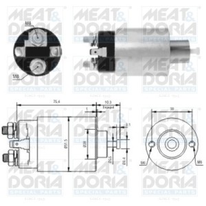 Solenoid, electromotor MEAT & DORIA