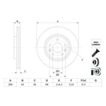 Disc frana BOSCH