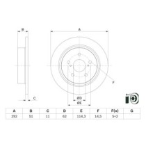 Disc frana BOSCH