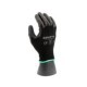 Mănuși protective ULTRA BLACK, nylon/poliuretan, mărime 8/M, 12 perechi, culoare negru, durabilitate 4131 EN 388 EN 420 Kategoria II