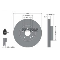 Disc frana TEXTAR