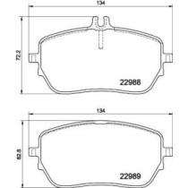 Set placute frana,frana disc TEXTAR