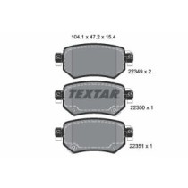 Set placute frana,frana disc TEXTAR