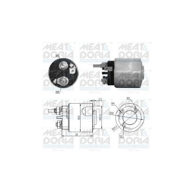 Solenoid, electromotor MEAT & DORIA