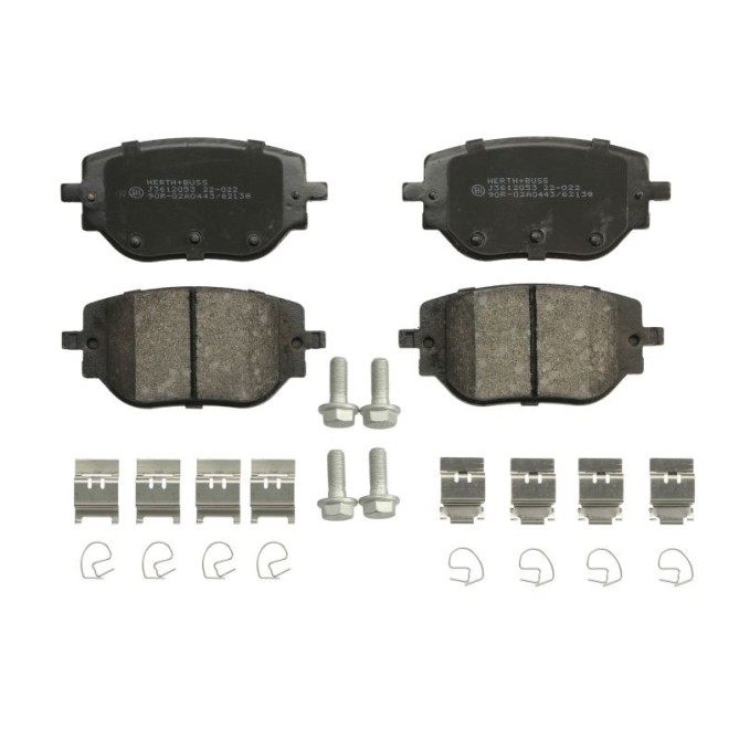 Set placute frana,frana disc HERTH+BUSS JAKOPARTS