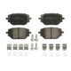 Set placute frana Spate cu suruburi ghidare etrier CITROEN JUMPY III, SPACETOURER, OPEL VIVARO C, ZAFIRA LIFE, PEUGEOT EXPERT