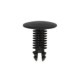 Clema tapiţerie ROMIX 10 buc, compatibilă ALFA ROMEO, FIAT, LANCIA, CITROEN C15, dimensiuni A: 18 mm, ø: 6,5 mm, D: 2 mm, B: 4 mm, H: 21 mm, C: 7,5 mm