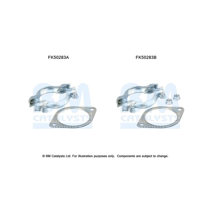 Set montare, sistem de esapament BM CATALYSTS