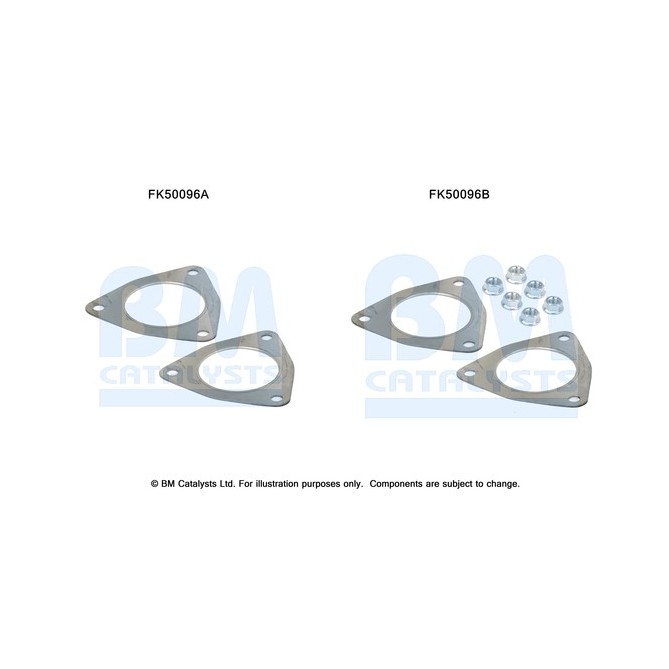 Set montare, sistem de esapament BM CATALYSTS