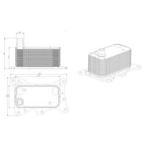 Radiator ulei, ulei motor NRF