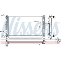 Radiator, racire motor NISSENS