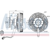 Cupla, ventilator radiator NISSENS