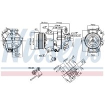 Compresor, climatizare NISSENS