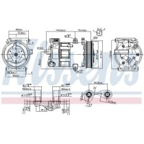 Compresor, climatizare NISSENS