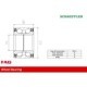 Kit rulment roata FAG Bearings Spate Dreapta/Stanga (45x80x45) VW TRANSPORTER T4 1.8-2.8 07.90-06.03