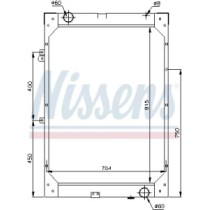 Radiator, racire motor NISSENS