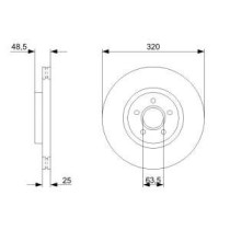 Disc frana BOSCH