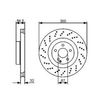 Disc frana BOSCH