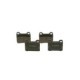 Set placute frana spate BOSCH MERCEDES 190 (W201) 1.8-2.6 10.82-08.93 54.2 mm x 61.7 mm x 12.9 mm