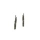 Set placute frana spate BOSCH MERCEDES 190 (W201) 1.8-2.6 10.82-08.93 54.2 mm x 61.7 mm x 12.9 mm