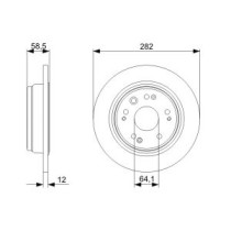 Disc frana BOSCH