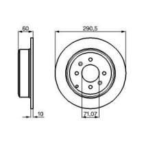 Disc frana BOSCH