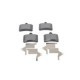 Set placute frana Spate BOSCH pentru CITROEN C5 I, C5 II, C5 II/KOMBI, C5 I/KOMBI 1.6D-3.0 70.8 mm x 73.0 mm x 14.8 mm