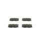 Set placute frana spate BOSCH pentru INFINITI FX, G, M, Q50, Q60, Q70, QX70; NISSAN 370Z 2.0-5.6 09.07, inaltime 59.7 mm, latime 100.0 mm, grosime 14.5 mm